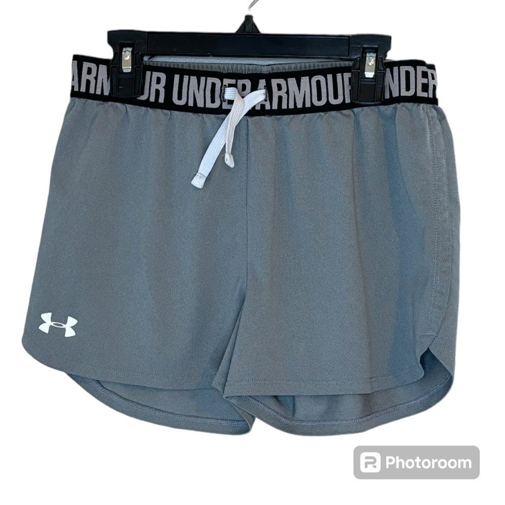 Under Armour HeatGear Gray Loose Fit Size Youth Large